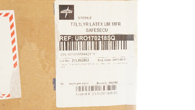 Medline URO170218SQ  1-Layer Latex Urine Meter 18Fr. (x) - Case of 10